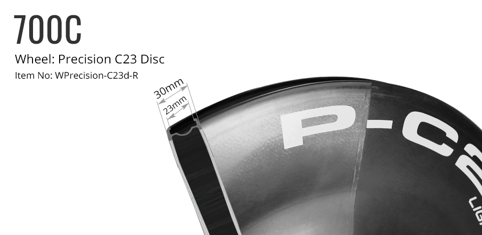 carbon 700C 25mm wide road rim clincher 35mm deep U shape tubeless compatible high TG resin surface