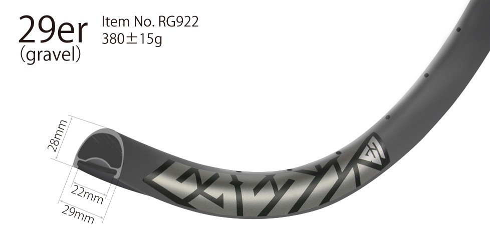 29er disc bike rims 29mm wide 28mm deep clincher for cyclocross and gravel bikes