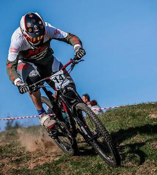 carbon bike riding test