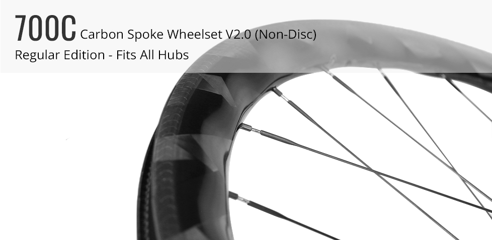 Light-Bicycle-carbon-spoke-wheelset-rim-brake-road-bike