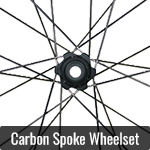 ud carbon fiber spoke rim brake wheelset road bike 700c