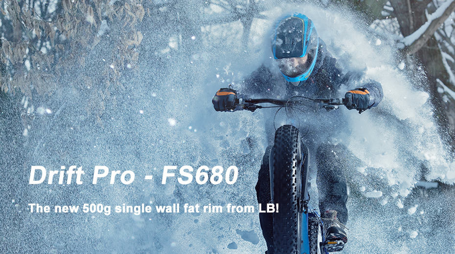 The new 500g single wall fat bike rim from LB