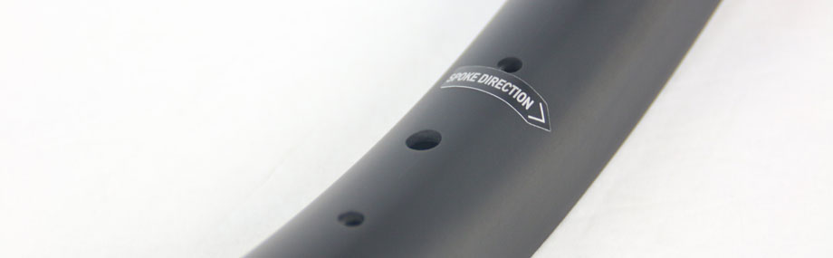 the spoke direction indicator on rim