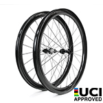 700C tubeless gravel aero wheels 40mm wide 44mm deep disc brake