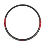 Carbon beadless 50mm wide 29 inch rims for 29 plus mountain bikes tubeless compatible