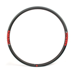 U shape 29er rim 30mm wide hookless MTB bike carbon rims tubeless compatible