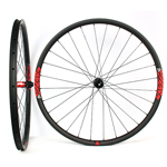 Hand-built All Mountain Cross country carbon 29er MTB wheelset 30mm wide tubeless compatible