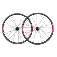 Hand-built AM928 asymmetric rim profile carbon fiber mtb 29er wheels