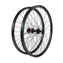 Hand-built AM727 asymmetric rim profile carbon fiber mtb 650B wheels