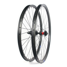 Hand-built AM927 asymmetric rim profile carbon fiber mtb 29er wheels