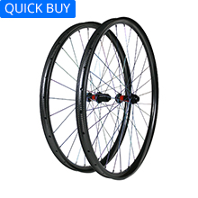 Hand-built AM930 asymmetric rim profile carbon fiber mtb 29er wheels