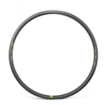 Carbon 700C 25mm wide road rim clincher 25mm deep U shape tubeless compatible high TG resin surface