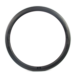 carbon 700C 25mm wide road rim clincher 35mm deep U shape tubeless compatible high TG resin surface