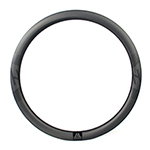 700C 32mm wide 45mm deep carbon road disc rim clincher New Gen Aero Shape tubeless compatible