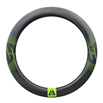 700C 32mm wide 65mm deep carbon road disc rim clincher New Gen Aero Shape tubeless compatible