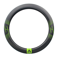 700C 32mm wide 65mm deep carbon road disc rim clincher New Gen Aero Shape tubeless compatible