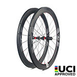 New Gen Aero Shape 45mm depth  Hand-built 700C carbon 25mm wide clincher road disc bicycle wheels with tubeless compatible