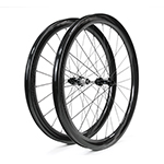 700C tubeless gravel aero wheels 40mm wide 44mm deep disc brake