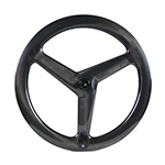 Trilight-C21 Full Carbon 60mm 3-Spoke Clincher TL Front Wheel Disc Brake