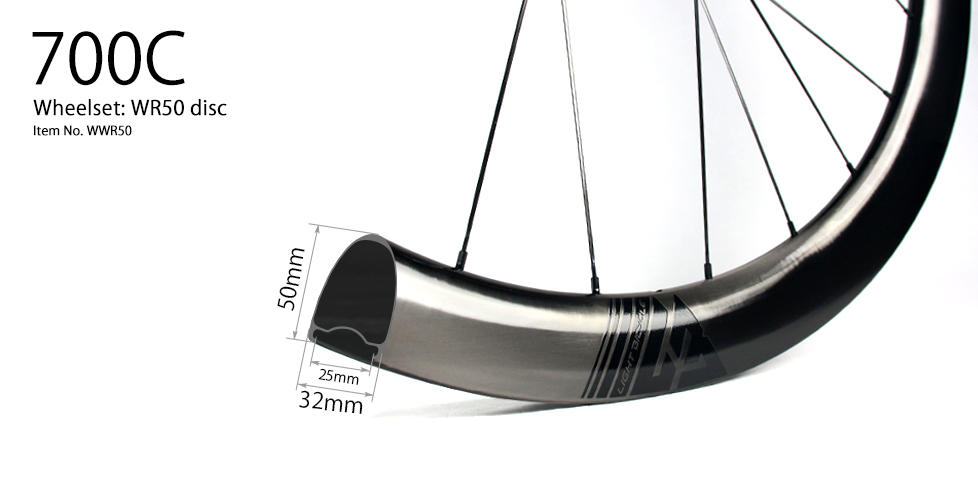 50mm disc wheelset