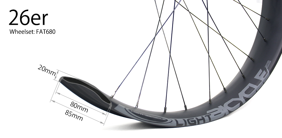 tubeless fat bike wheelset