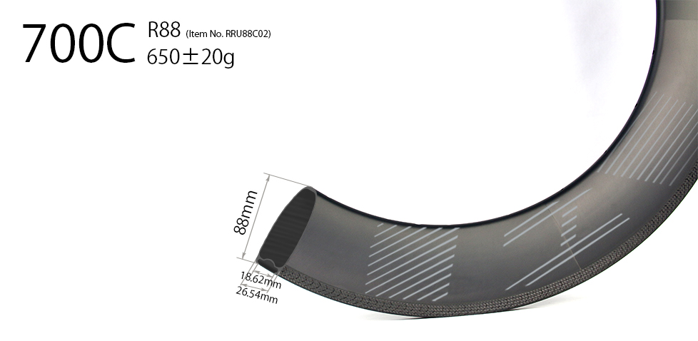 road wheel-carbon fiber rim-Road bike