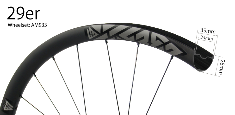 29er enduro wheelset