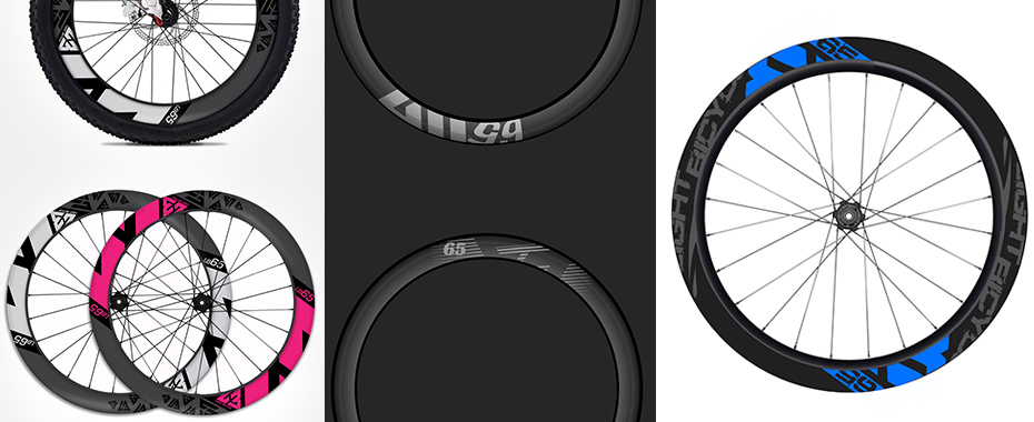 Vote for New light bicycle road racing rims graphic design