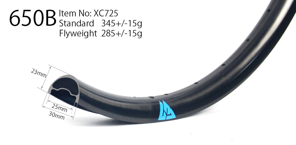 650b XC mountain bike carbon wheel