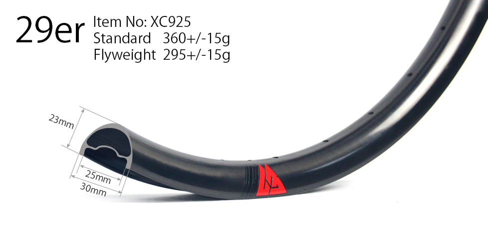 29er XC flyweight carbon wheel