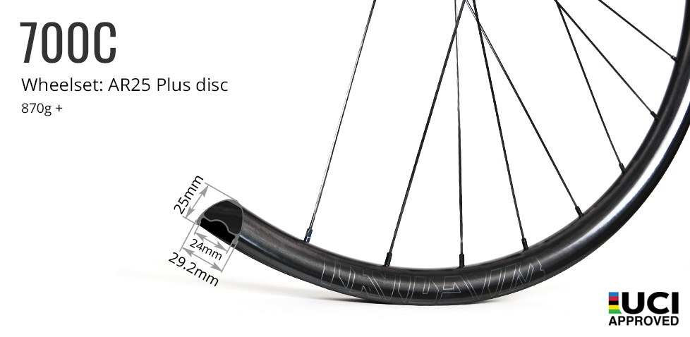 AR25-disc-Plus-brake-super-light-gravel-wheelset-uci-approved