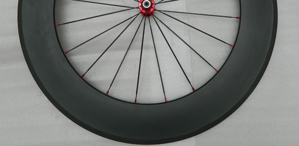 carbon 88mm wheels road bicycle 700c tubular