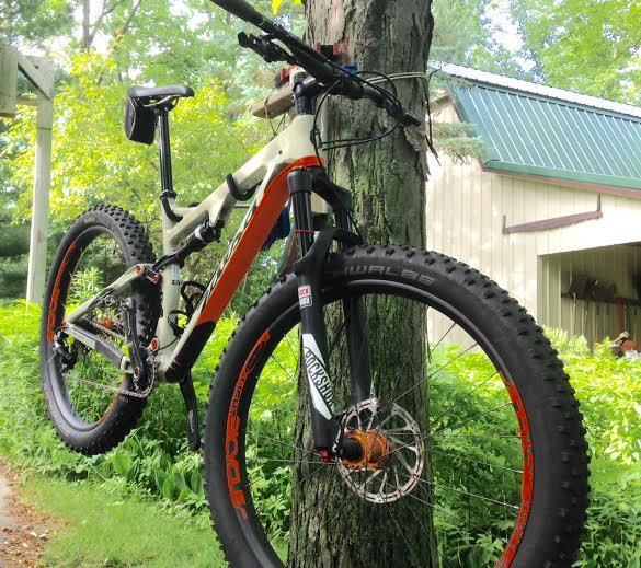orange bike rims