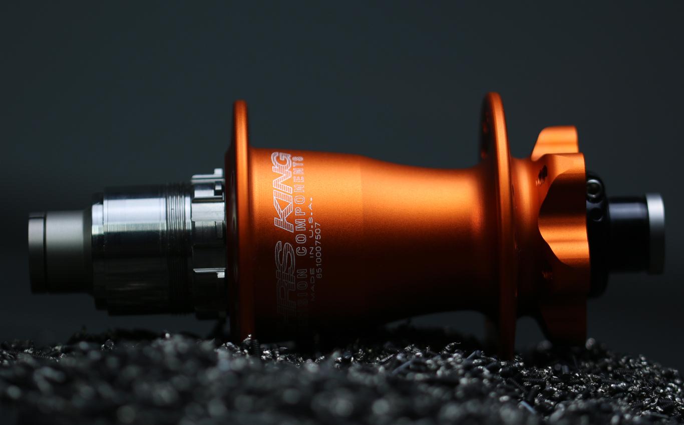 chris king iso ab front iso b rear hubset matte mango color chris king iso ab front iso b rear hubset matte mango color