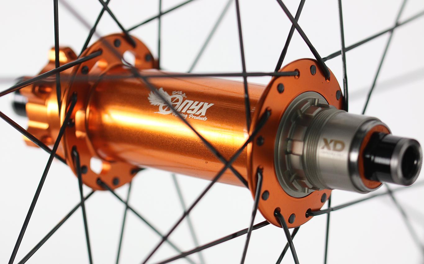 onyx-racing-fatbike-hub-rear-12-197mm-j-bend-6-bolt-sram-xd-anodized-orange