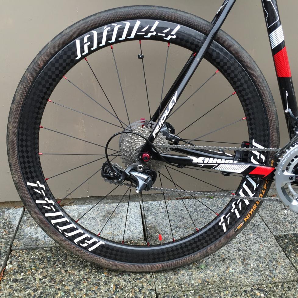 R45 Disc Review 700c Wheels, Ridley XNight