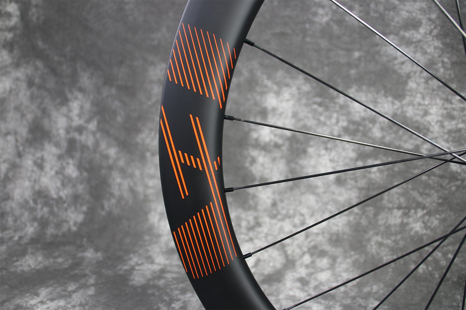 orange bike decals