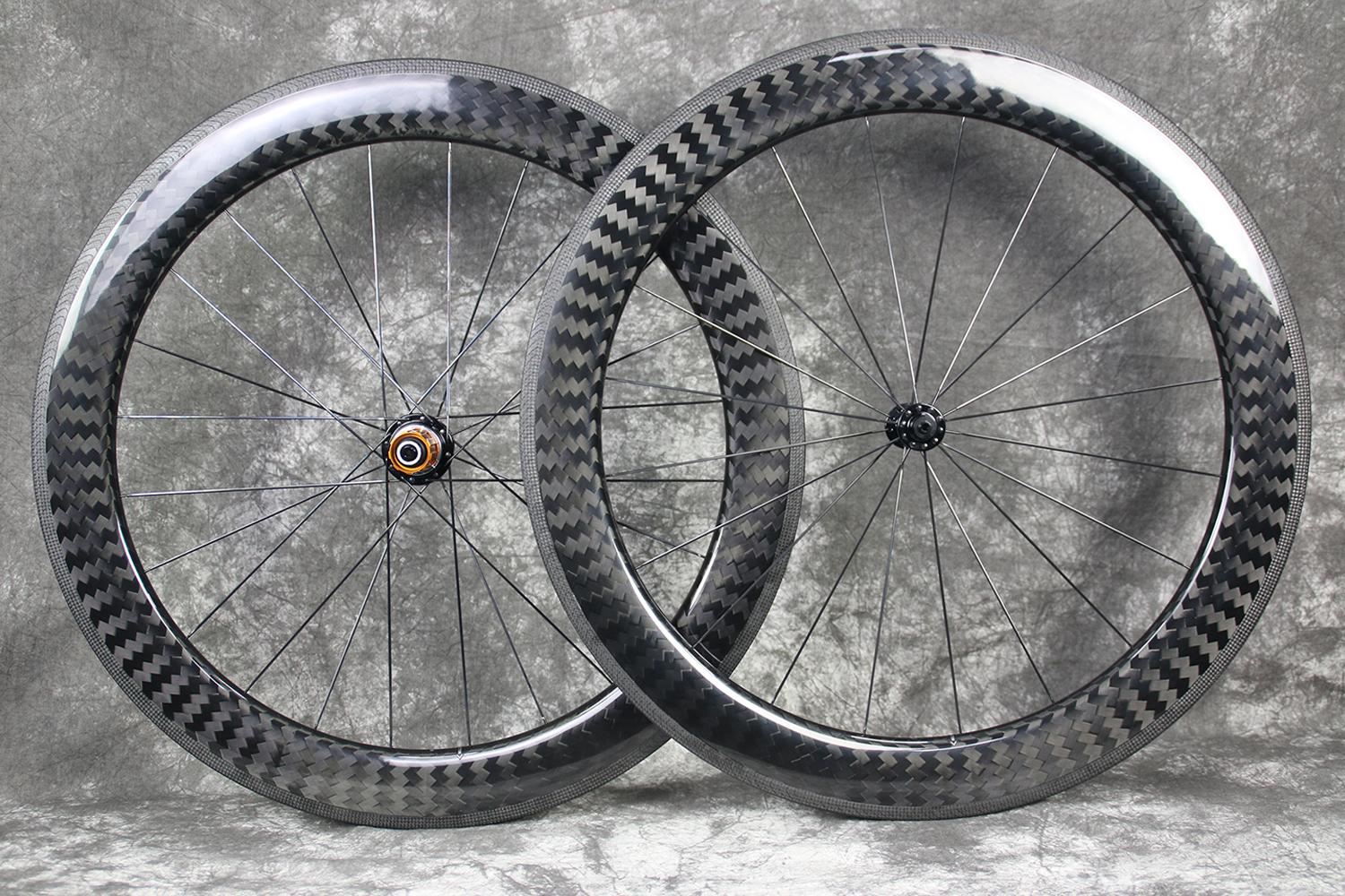 R65-18mm Inner/26mm Outer Widths, 65mm Depth Carbon Wheelset/12K Twill