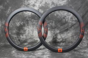 r55-55mm-road-disc-orange-decal-3k-weave-matte-finish-carbon-rim