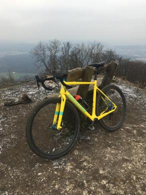light-bicycle-29er-EN932-32h-blank-carbon-wheelset-with-schwalbe-g-one-tires-mounted-on-santa-cruz-yellow-road-bike