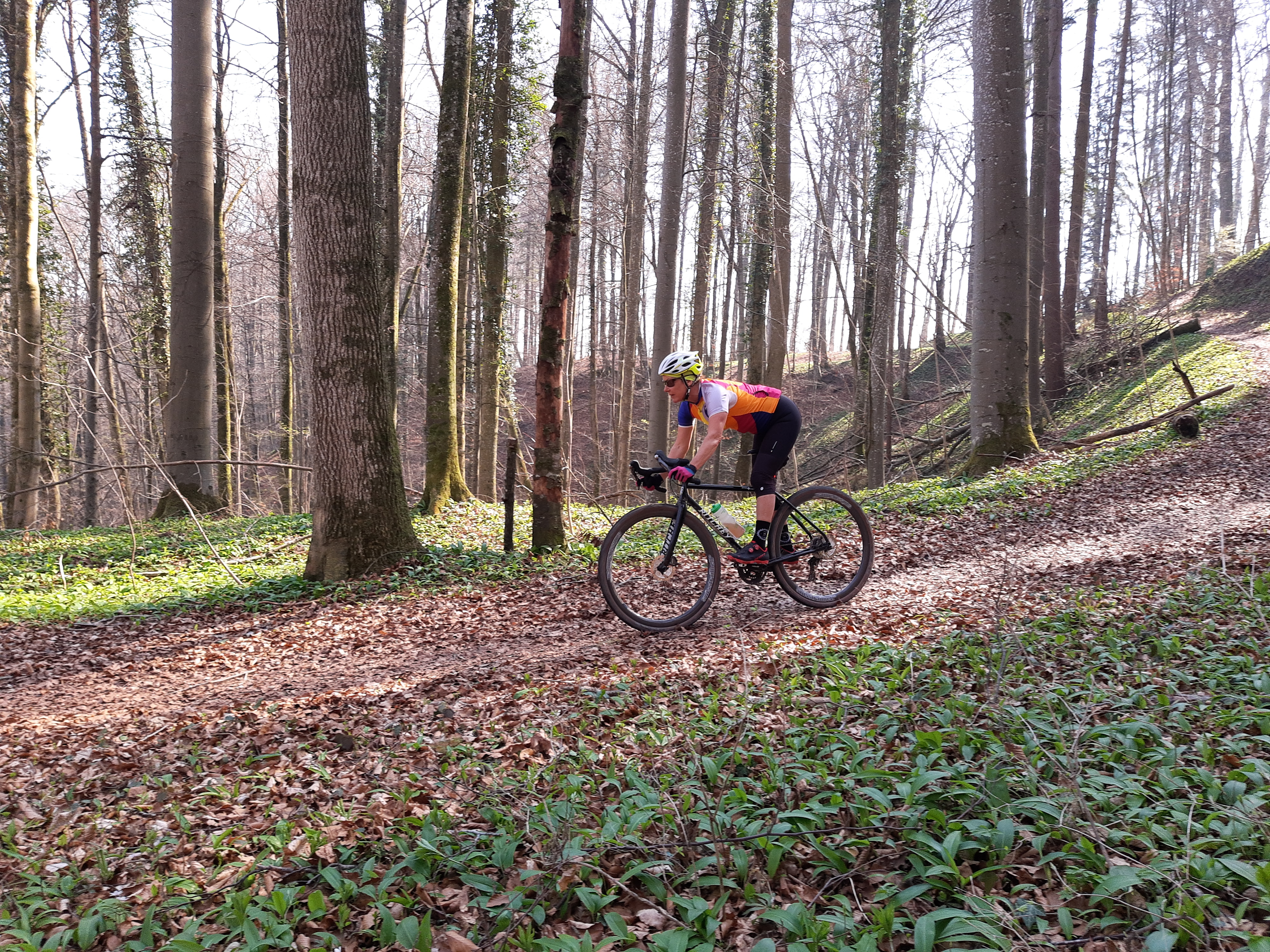 gravel-riding-solo-during-covid-19-ritchey-carbon-road-bike-Light-Bicycle-wr38-paintless-carbon-fiber-wheels